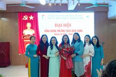 🎉 ĐẠI HỘI CÔNG ĐOÀN TRƯỜNG THCS DỊCH VỌNG NHIỆM KỲ 2025–2030 🤝 ĐOÀN KẾT – 🗳 DÂN CHỦ – 📘 KỶ CƯƠNG – 🌱 ĐỔI MỚI – 🚀 PHÁT TRIỂN