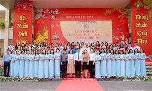 LỄ TỔNG KẾT VÀ TUYÊN DƯƠNG KHEN THƯỞNG NĂM HỌC 2022-2023