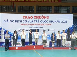 🏆 CHÚC MỪNG HỌC SINH NGUYỄN HỒNG HÀ MY – LỚP 9A1 VỚI NHỮNG THÀNH TÍCH XUẤT SẮC TẠI GIẢI VÔ ĐỊCH CỜ VUA TRẺ QUỐC GIA NĂM 2026 ♟️