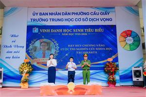 TIN VUI VINH DANH: NIỀM TỰ HÀO LỚP 6A10 VÀ TRƯỜNG THCS DỊCH VỌNG 