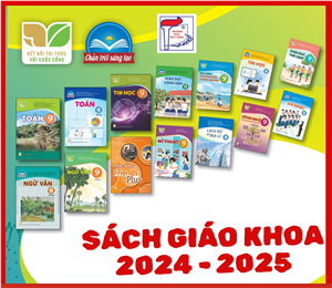 THÔNG BÁO DANH MỤC SÁCH GIÁO KHOA NĂM HỌC 2024 - 2025