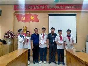 CHÚC MỪNG THÀNH TÍCH CỦA THẦY VÀ TRÒ TRƯỜNG THCS DỊCH VỌNG TẠI CUỘC THI ROBOTICS DÀNH CHO HỌC SINH TIỂU HỌC VÀ TRUNG HỌC CƠ SỞ QUẬN CẦU GIẤY NĂM 2024!