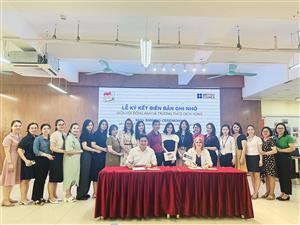 HỘI ĐỒNG ANH KÍ BIÊN BẢN GHI NHỚ VỀ HỢP TÁC CHIẾN LƯỢC VỚI TRƯỜNG THCS DỊCH VỌNG  