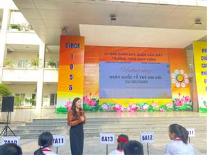 TRUYỀN THÔNG MCBGTKS HƯỞNG ỨNG NGÀY QUỐC TẾ TRẺ EM GÁI 11/10