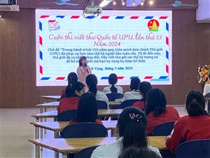 💌 VIẾT THƯ QUỐC TẾ UPU LẦN THỨ 53 NĂM 2024 💌