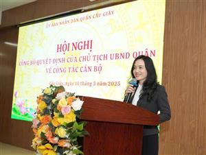 TRƯỜNG THCS DỊCH VỌNG CHÀO ĐÓN TÂN HIỆU TRƯỞNG