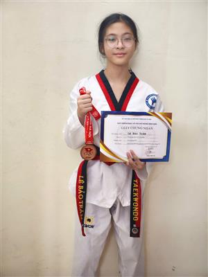 TÀI NĂNG TRẺ TEAKWONDO TRƯỜNG THCS DỊCH VỌNG VÔ ĐỊCH GIẢI TEAKWONDO HÀ NỘI MỞ RỘNG NĂM 2025.